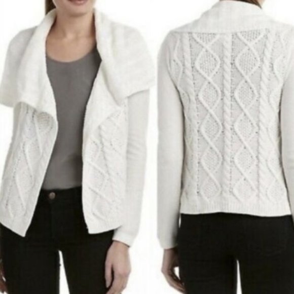 Cabi #193 Cable Knit Cardigan - Medium - Picture 2 of 6